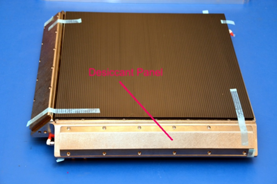 Desiccant panel on IC