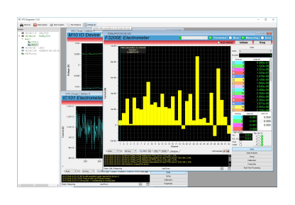 PTCDiagnosticG2 on Windows showing F3200E, IC101, and M10 device windows